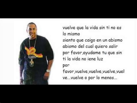 vuelve lyrics|vuelve don omar letra.